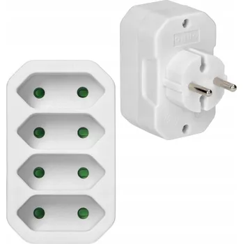 Elektrická zásuvka Elektrická Zásuvka rozbočka Orno bílá