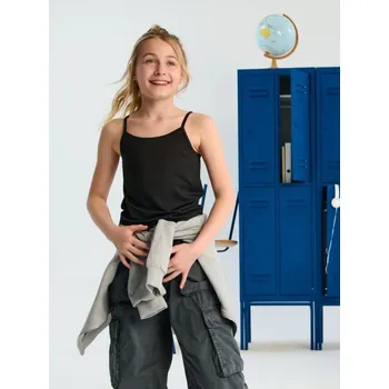 Sinsay - Jednobarevný top Basic - černá - 599FV-99X - 599FV-99X-146