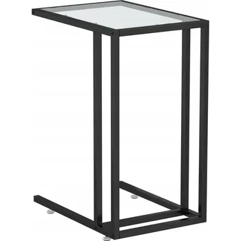 Obývací pokoj Počítačový stolek, průhledný, 50x35x65 cm