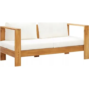 Zahradní pohovka Zahradní pohovka s polštářem, 140 cm, masivní akáciové dřevo