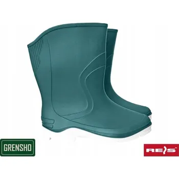 Pracovní obuv Dámské krátké gumáky RAINBOW tyrkysové barvy velikost 41