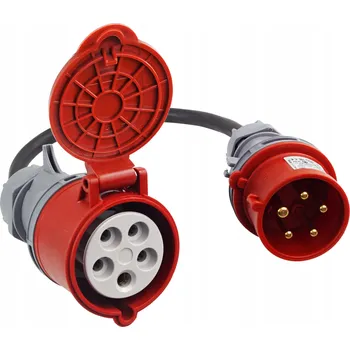 Elektrická zásuvka Elektrická Zásuvka hermetická Adelid černá