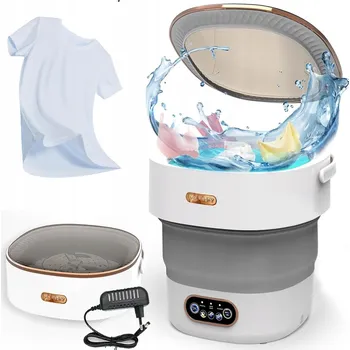 Pračka MINI TURISTICKÁ SKLÁDACÍ PRAČKA PŘENOSNÁ 12L VÝKONNÁ