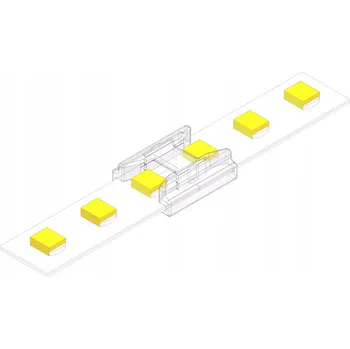 Příslušenství pro LED osvětlení UNIVERZÁLNÍ SVORKA PRO SMD/COB LED PÁSKY 8mm, VHODNÁ PRO LED PROFILY