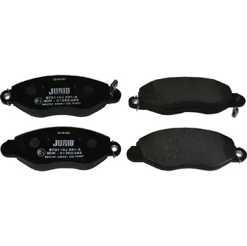 Brzdová destička Sada brzdových destiček, kotoučová brzda JURID 573110J