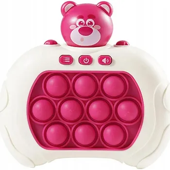 POP IT POP IT KONZOLE HRA ANTISTRESOVÁ DOVEDNOSTNÍ ELEKTRONICKÁ MIŚ RÓŻ