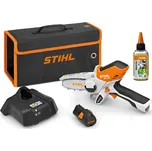 Akumulátorová prořezávací pila Stihl GTA 26 SET 7 dílná sada s akumulátorem a nabíječkou