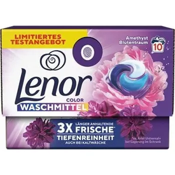 Přípravek na praní Lenor prací kapsle na barevné prádlo Amethyst Blutentraum 10 ks (DE)