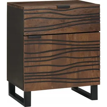 Noční stolek VidaXL Noční skříňka se zásuvkou Vlašský ořech 50 x 33 x 60 cm
