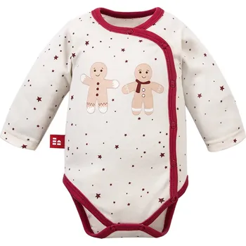 Kojenecký body Eevi Body rozepínací s dlouhým rukávem My First Christmas - 62