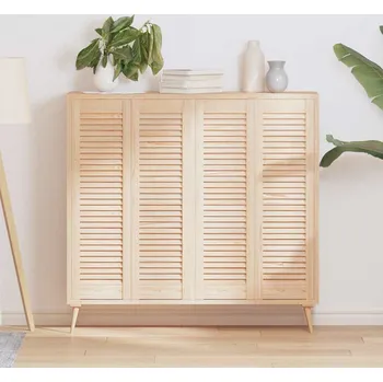 vidaXL Skříňové dveře Louvred Design 4 ks 99x29,5 cm [4015908] Barva: Přírodní