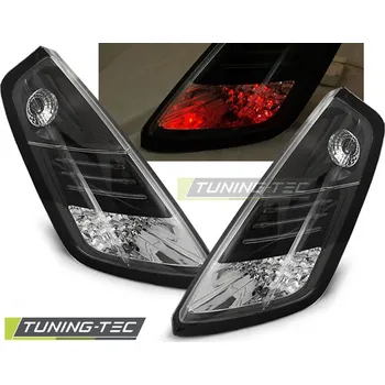 Auto-moto Tuning-Tec Zadní čirá LED světla Fiat Grande Punto (2005 - 2011) - černé