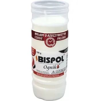 Svíčka PARAFÍNOVÝ VKLAD DO HŘBITOVNÍCH SVÍČEK NÁHROBNÍCH HŘBITOVNÍ SVÍČKA LATERNA BISPOL #WP3 ~72h