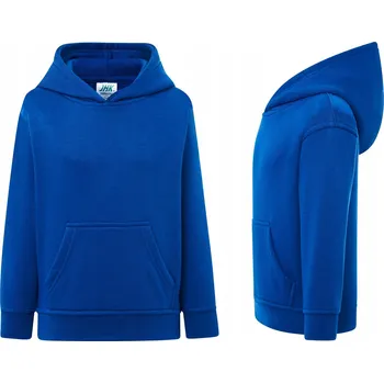 Chlapecká mikina JHK dětská mikina bavlna modrá velikost 128