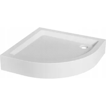 Sprchová vanička Sprchová vanička Invena půlkruhová 80 x 80 cm, hloubka 16 cm, bez sifonu