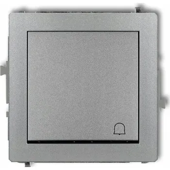 vypínač Jednopólový vypínač pod omítku Karlik stříbrný 7DWP-4