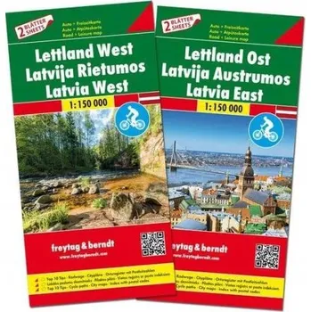 AK 8103 Lotyšsko 1:150 000 / sada 2 map
