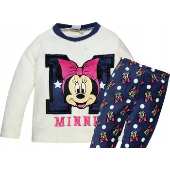 Dívčí pyžamo Minnie Mouse PYŽAMO PRO DĚTI DÍVČÍ TEPLÉ 128