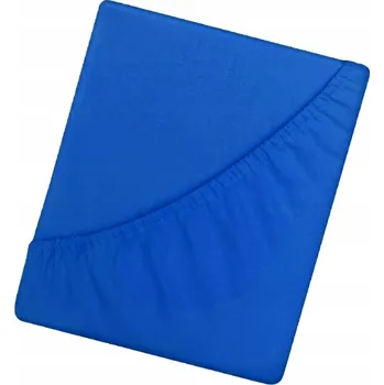 Prostěradlo PROSTĚRADLO S GUMOU BAVLNĚNÝ SATÉN 90X200 LAZUROVÁ BARVA