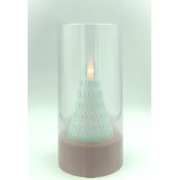 Vánoční dekorace LED Svíčka Elektronická Náplň | Vánoční Stromek | 12,5 CM | Baterie