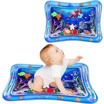 Hračka pro kojence Nafukovací vodní podložka pro děti, 69x50cm, vodní hrací podložka pro miminka a novorozence od 3,