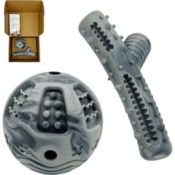 Hračka pro psa Pawfect Family® interaktivní sada pamlsků z přírodního kaučuku pro psy – interaktivní míček a