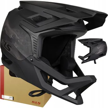 Cyklistická přilba Přilba Kellys KLS Crux Integrální MTB Enduro černá 54-58 cm M