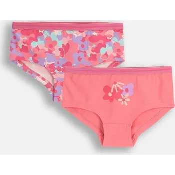 Dívčí bavlněné kalhotky dětské 2-balení růžové 164/170 Coccodrillo ZC5