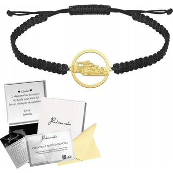 Náramek Pozlacený Pánský náramek Formule Formule 1 GRAVÍROVÁNÍ