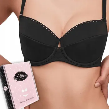 Podprsenka VYSTUŽENÁ PODPRSENKA ALLES ELENA II, ČERNÁ, 80G