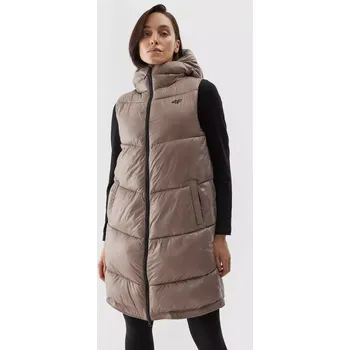 Dámská prodloužená vesta 4F hnědá 2697242