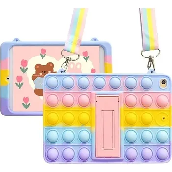 Pouzdro na mobilní telefon Pouzdro XZC Push Pop Fidget Toys pro iPad 2./3./4. 9,7 palce, nárazuvzdorné, všestranné, se