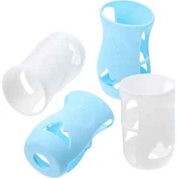Kojenecká láhev Beatifufu 4ks kryty na kojenecké lahve s mlékem, chránič krmítka, silikonová vložka, silikonový