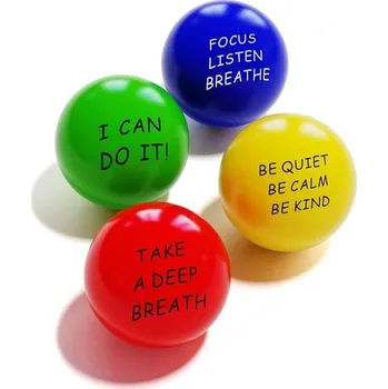 ALMAH Stresové míčky pro dospělé 4 ks