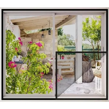 Roleta Moskytiéra MYCARBON na okno, 1 kus 60x80cm, snadná montáž, bez vrtání a šroubů, černá