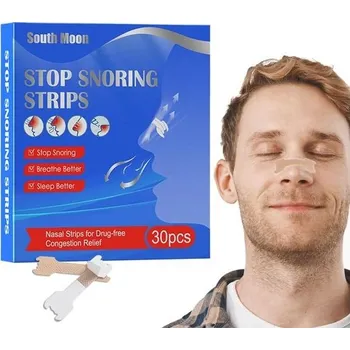 Náplast 30 kusů nosních proužků proti chrápání, nosní proužky proti chrápání, nosní proužky pro lepší