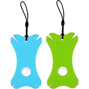 Antiparazitikum pro psa QZKJQDD Karta na klíšťata s lupou, 2 kusy karet na klíšťata s elastickým popruhem na nošení,