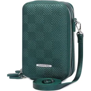 Kabelka Dámská kabelka Pomelo Best Crossbody s řeckým vzorem klíčů a několika přihrádkami na karty