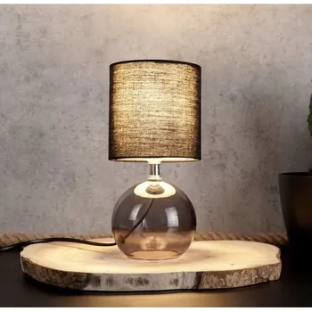 Lampička Stolní lampa, skleněná, 24 cm