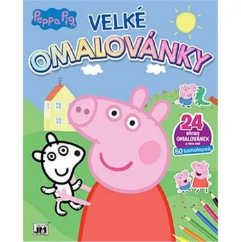 omalovánky Peppa Pig - Velké omalovánky - VÝPRODEJ