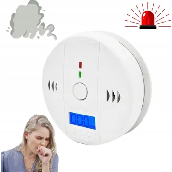 Zabezpečovací technika Bezdrátový detektor oxidu uhelnatého a plynu ARSA GO s LCD displejem a alarmem 85 dB