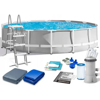 Bazén Bazén Rámový Intex 26726 457 x 122 cm + čerpadlo + příslušenství Zahradní sada