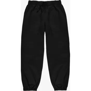 Pánské kalhoty Pánské černé látkové kalhoty PROSTO jogger Baggy Slate S