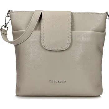 Kabelka Toscanio kabelka přes rameno přírodní lícová kůže béžová