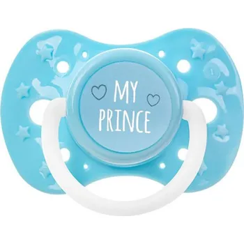 Uklidňující silikonový dudlík 0m+ Akuku My Prince