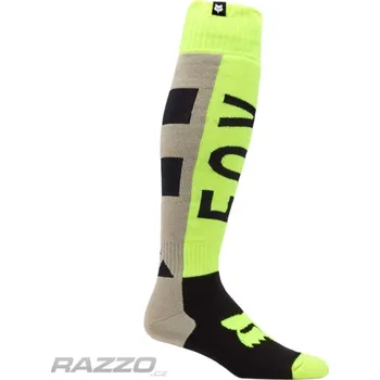 MX ponožky FOX 180 Collect Sock Grey Yellow 2026 L