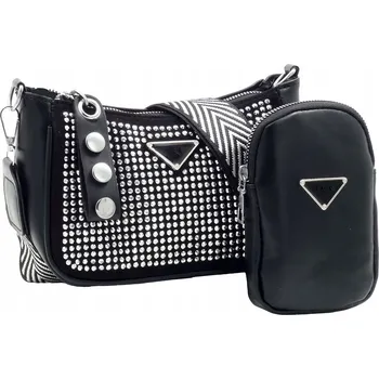 Outdoorové zavazadlo Cambell ledvinka s peněženkou, stříbrná