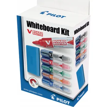 Fixy popisovače PILOT V BOARD masters 5 barev + houbička sada