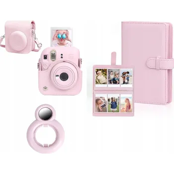 Pouzdro EtuiTab růžové pro Fujifilm Instax Mini 12 s albem a hledáčkem