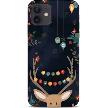 Pouzdro na mobilní telefon POUZDRO PRO IPHONE 12/12 PRO - KRÁLÍČEK KRÁLÍČEK S OBLIČEJÍ